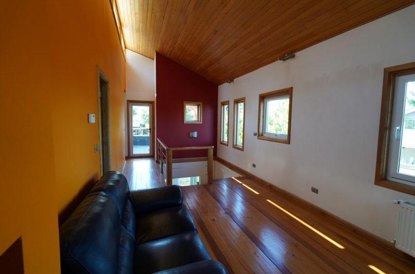 Quality house center Pucon bricks close to shopping mall school Villarrica bus terminal lider