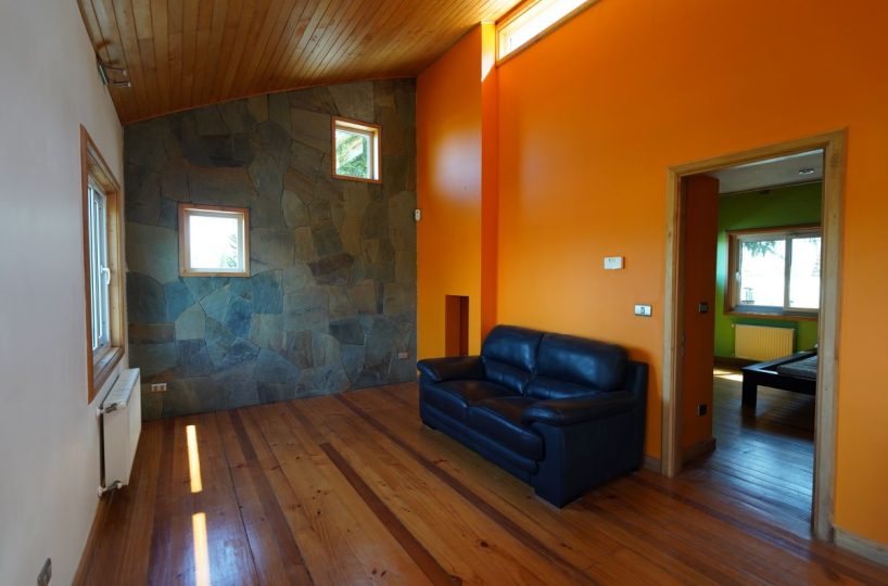 Quality house center Pucon bricks close to shopping mall school Villarrica bus terminal lider